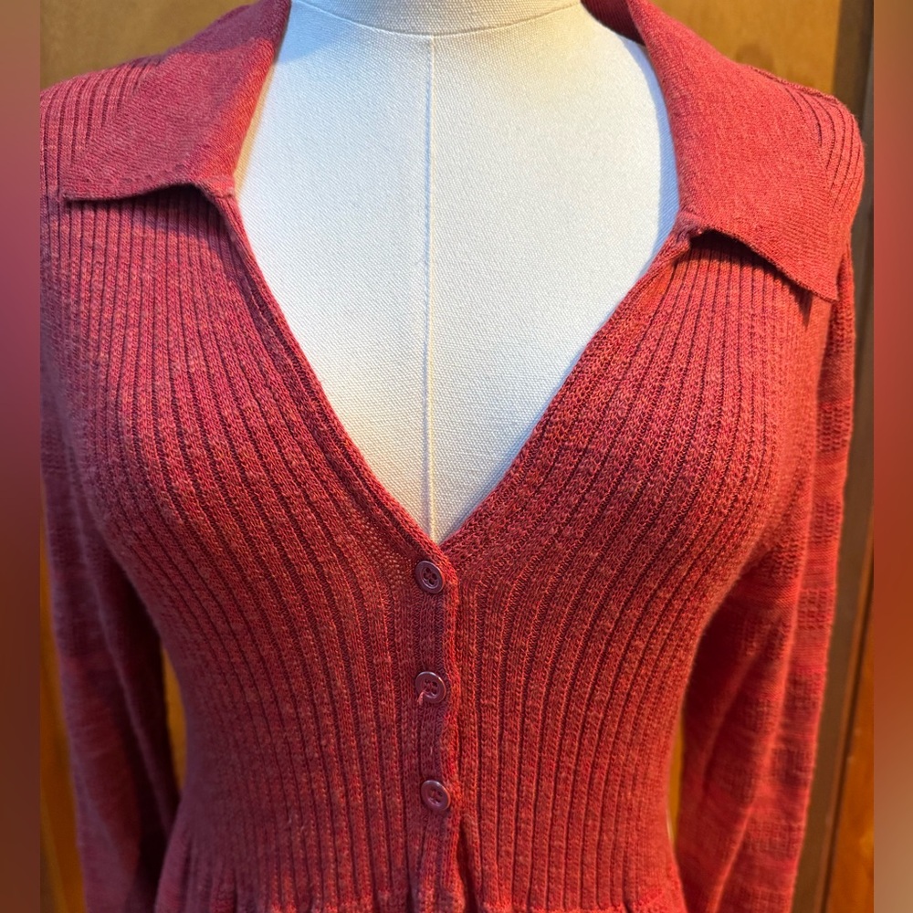 NWT Free People Rain Or Shine Knit Dress. Size M - Picture 3 of 6